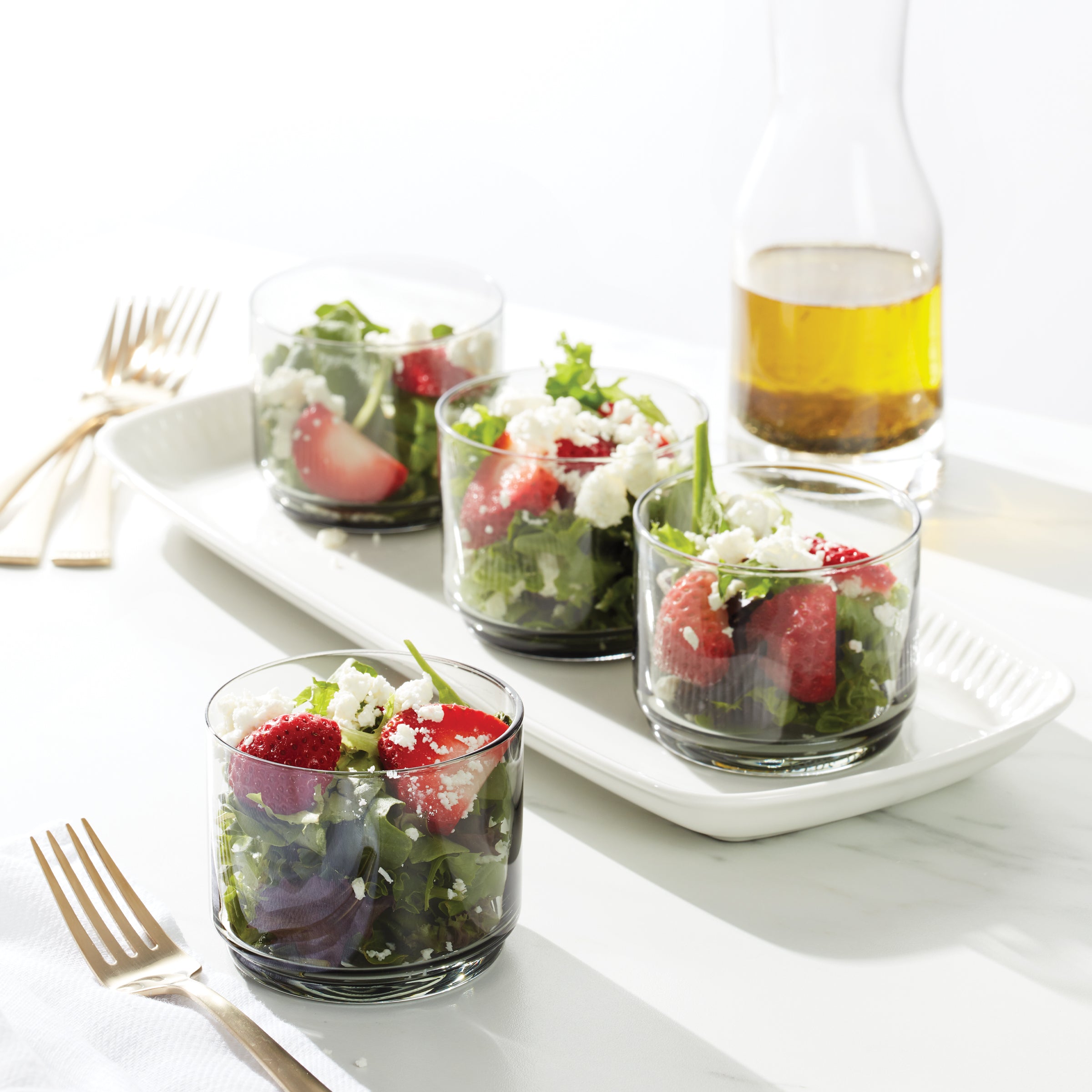 Lenox Fine Lenox Fine Tuscany Classics Stackable Smoke Short Glasses, Set of 4 - Image 3