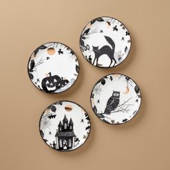 Lenox Fine Lenox Fine Haunted Halloween Accent Plates, Set of 4