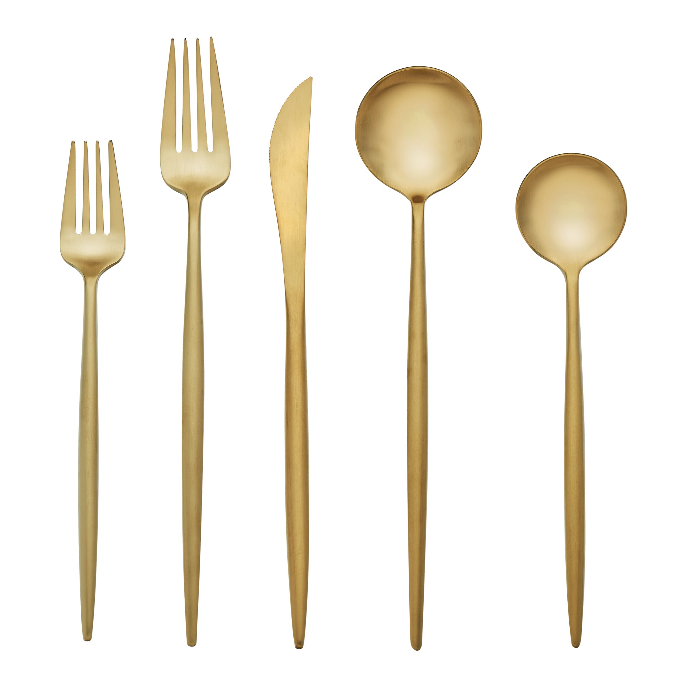 Lenox Fine Lenox Fine Zephyr Gold Satin 20-Piece Flatware Set