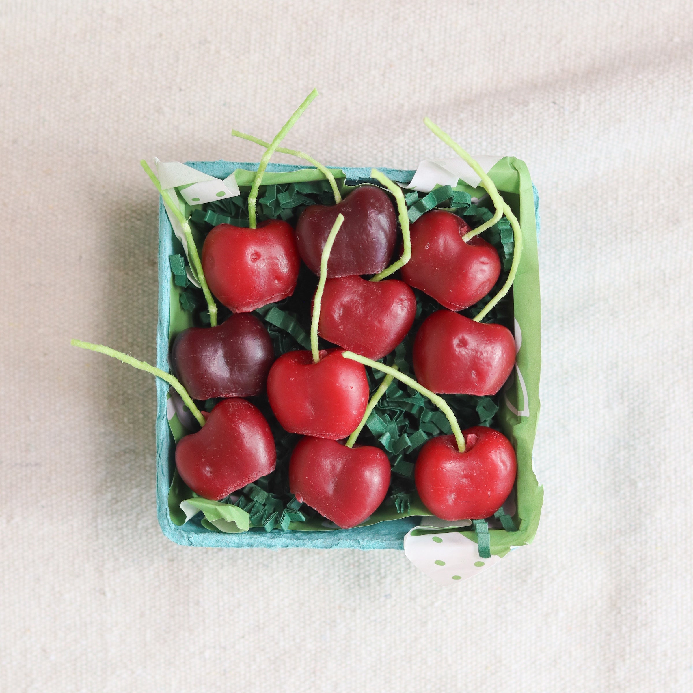 Lenox Fine Lenox Fine Dark Red Cherry Beeswax Birthday Candles - Image 2