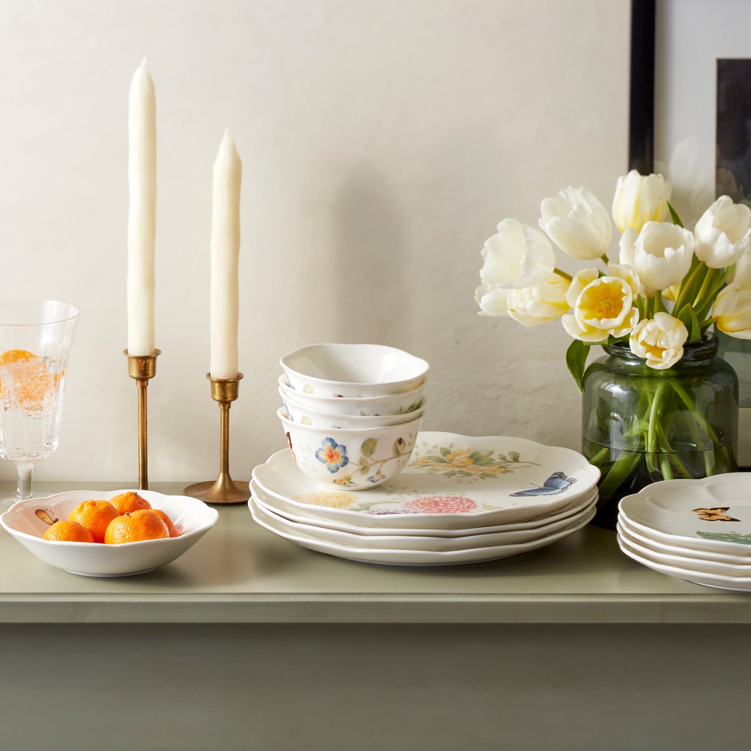Lenox Fine Lenox Fine Butterfly Meadow 28-Piece Dinnerware Set - Image 4