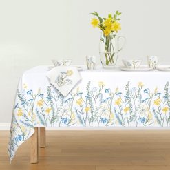 Lenox Fine Lenox Fine Wildflowers Border 60x120 Tablecloth