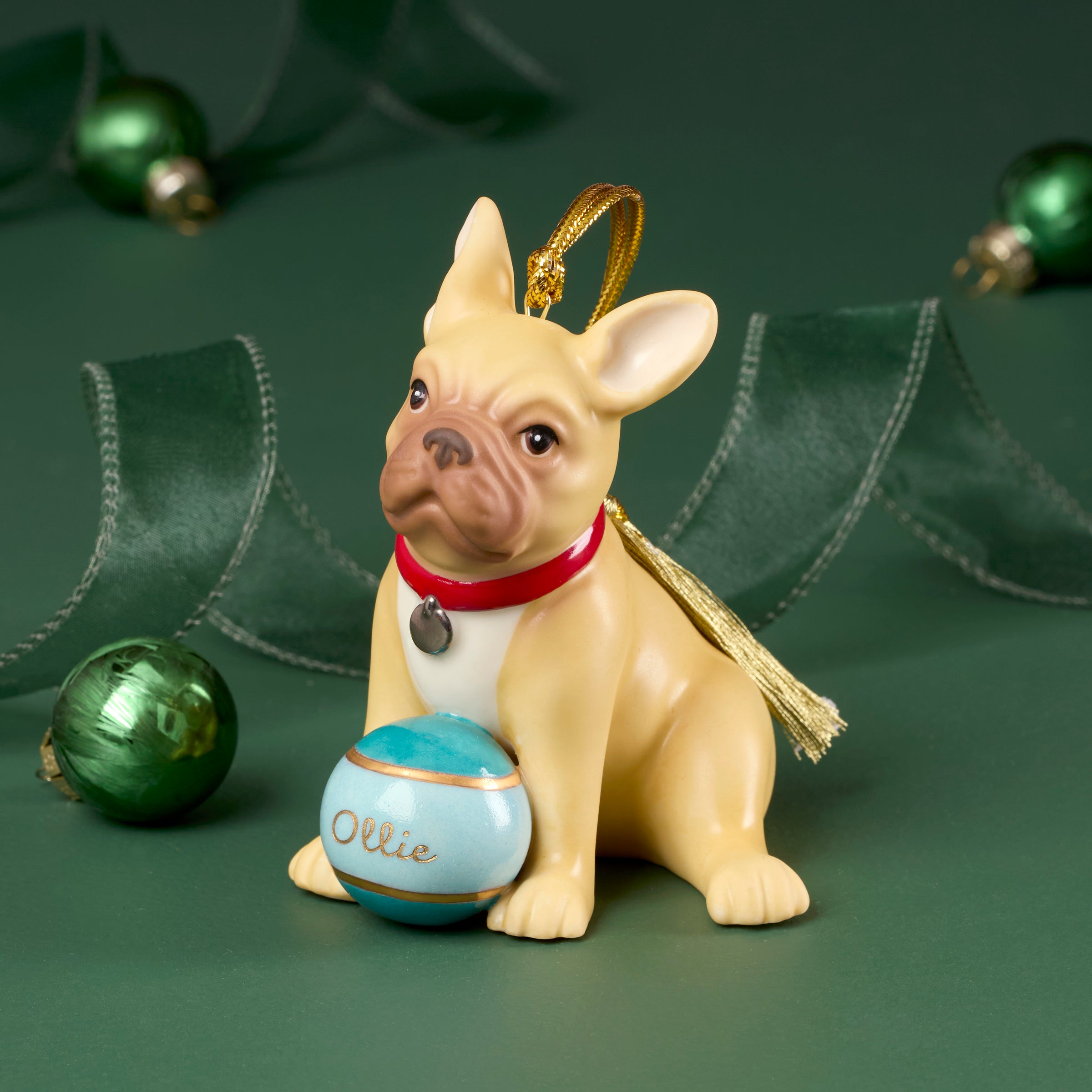 Lenox Fine Lenox Fine Personalized French Bulldog Ornament - Image 4
