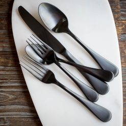 Alternative view of Lenox Fine Lenox Fine Eloquence Black Satin 20-Piece Flatware Set