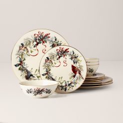 Lenox Fine Lenox Fine Winter Greetings 12-Piece Dinnerware Set