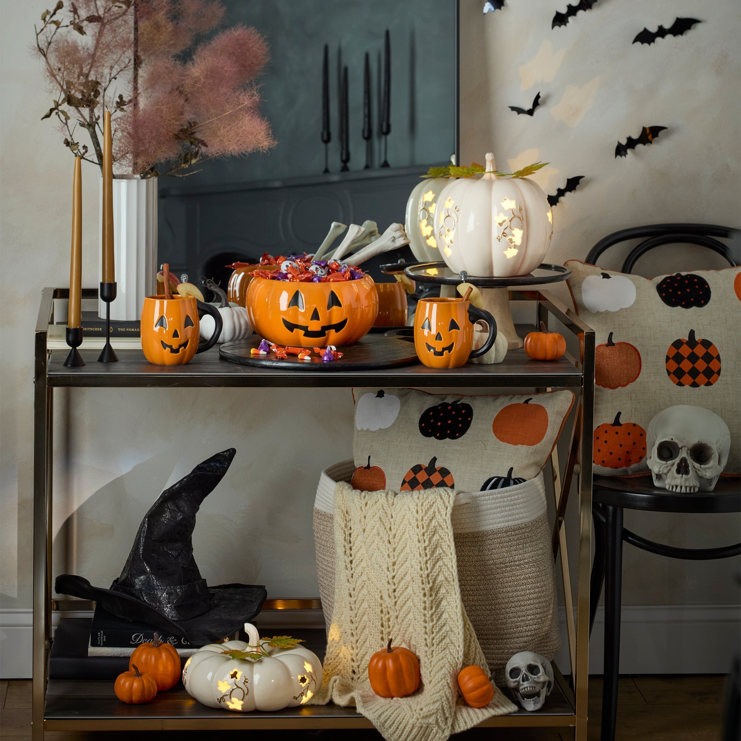 Lenox Fine Lenox Fine Halloween Figural Pumpkin Mugs, Set of 4 - Image 3