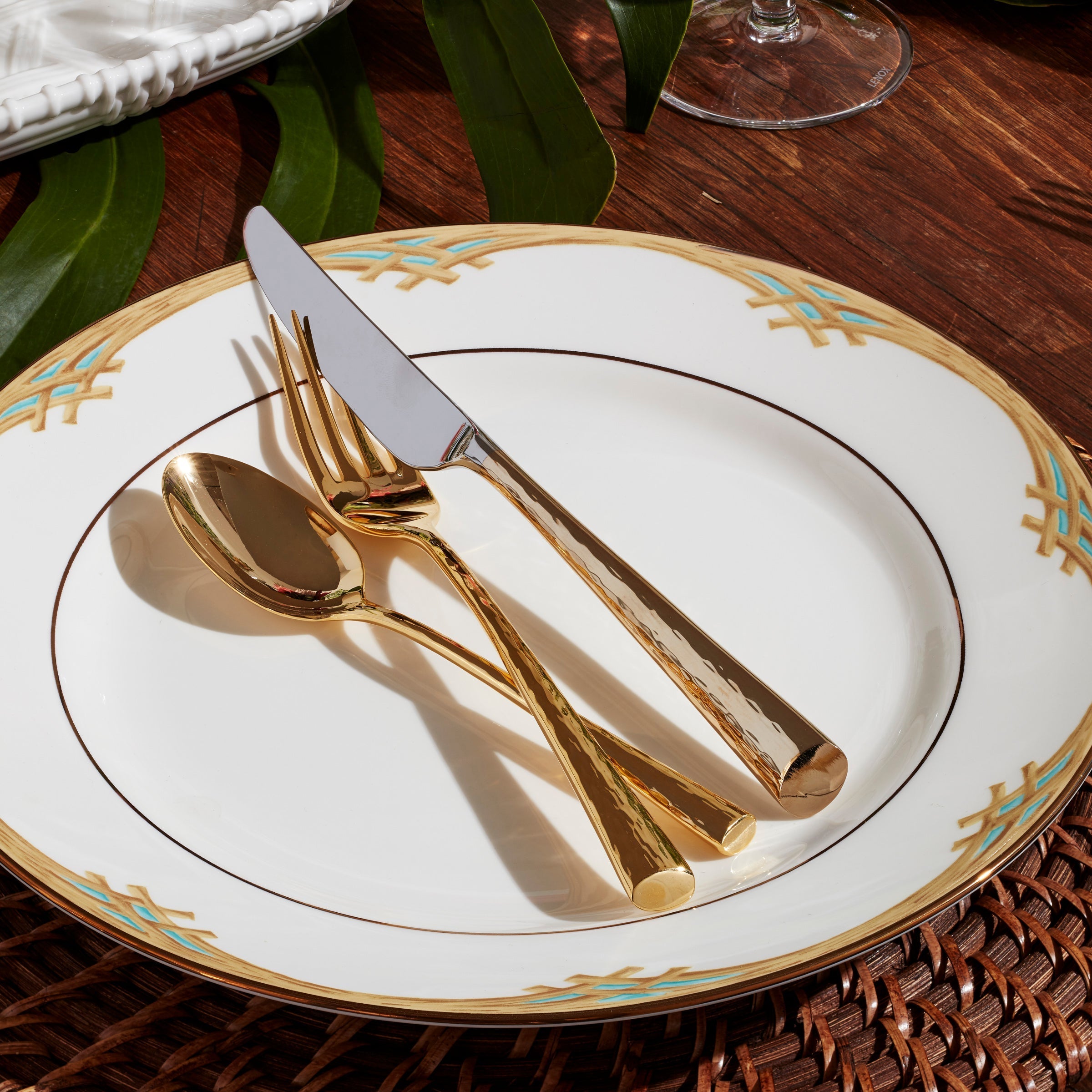 Lenox Fine Lenox Fine British Colonial Bamboo Dinner Plate - Image 8