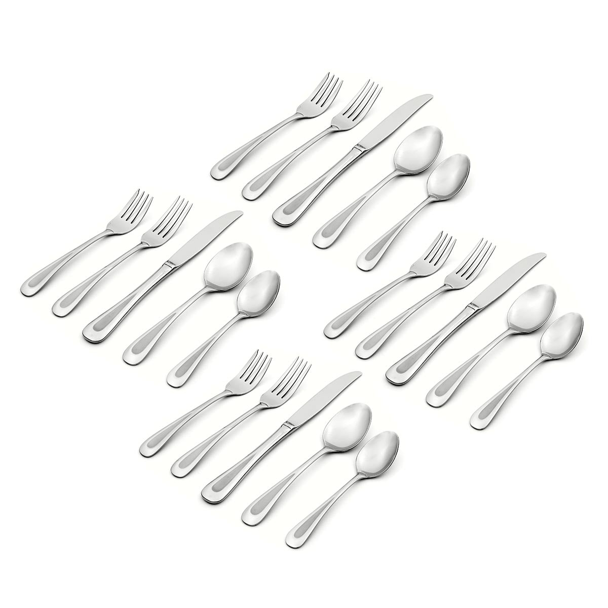 Lenox Fine Lenox Fine Satin Sand Dune 20-Piece Flatware Set - Image 2