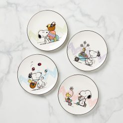 Lenox Fine Lenox Fine Snoopy Easter Accent Plates, Set of 4