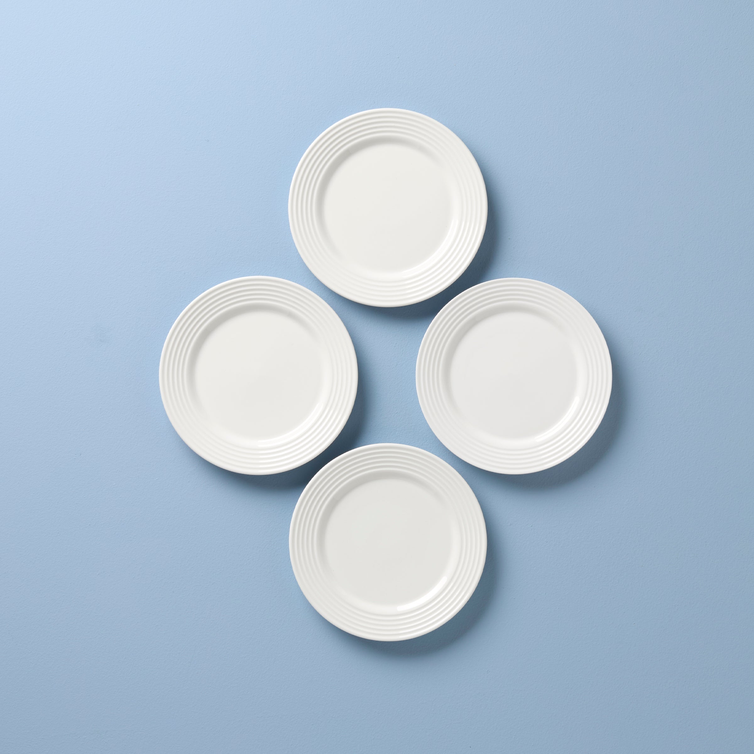Lenox Fine Lenox Fine Tin Can Alley Dessert Plates, Set of 4