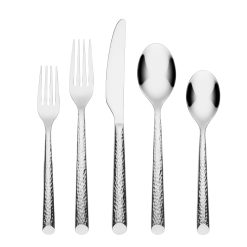 Lenox Fine Lenox Fine Elsa Hammered 20-Piece Flatware Set