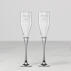 Lenox Fine Lenox Fine Personalized Devotion Toasting Flute, Set of 2