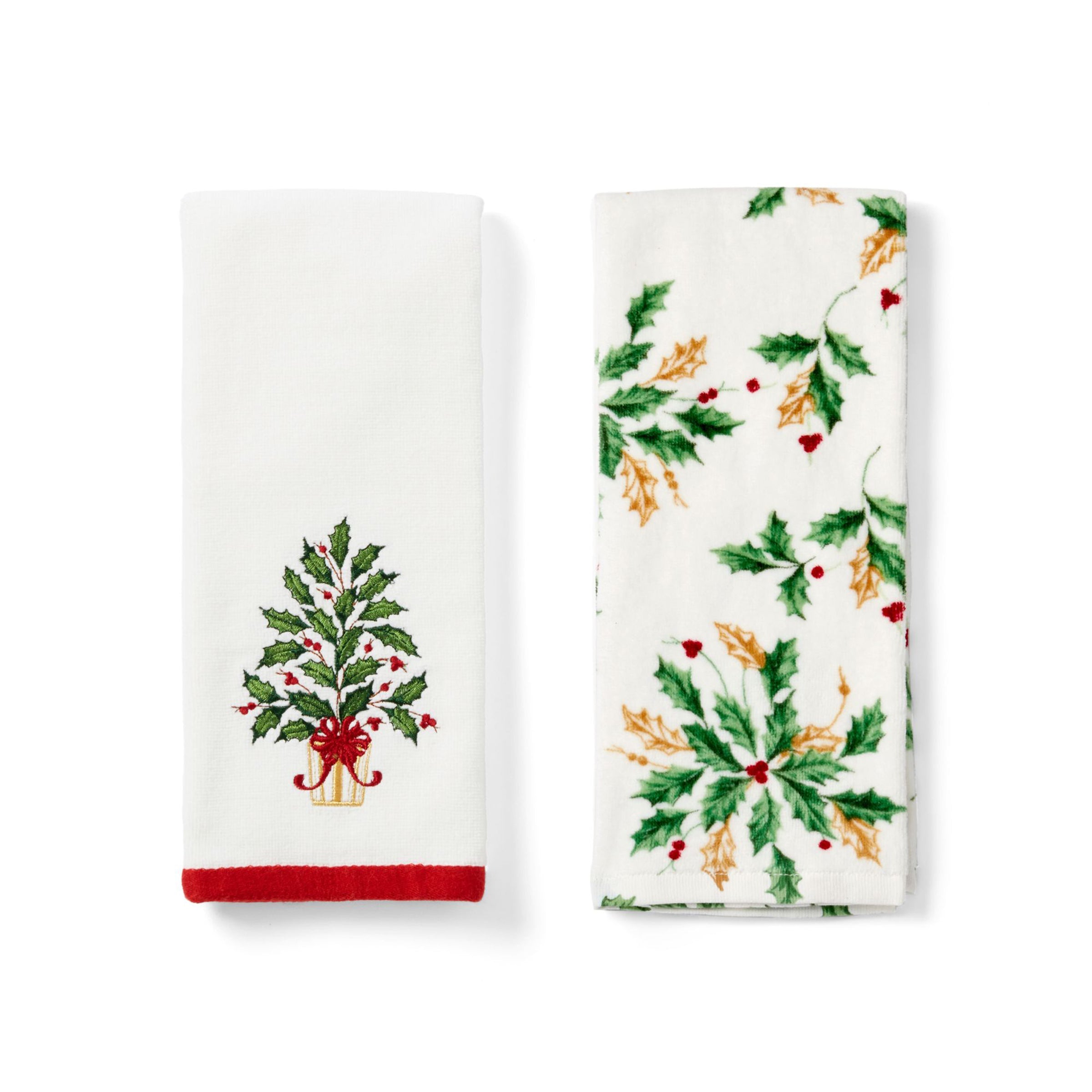Lenox Fine Lenox Fine Holiday Tree Kitchen Towels, Set of 2