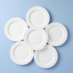 Lenox Fine Lenox Fine Studio 1414 Rimmed Dinner Plates, Set of 6