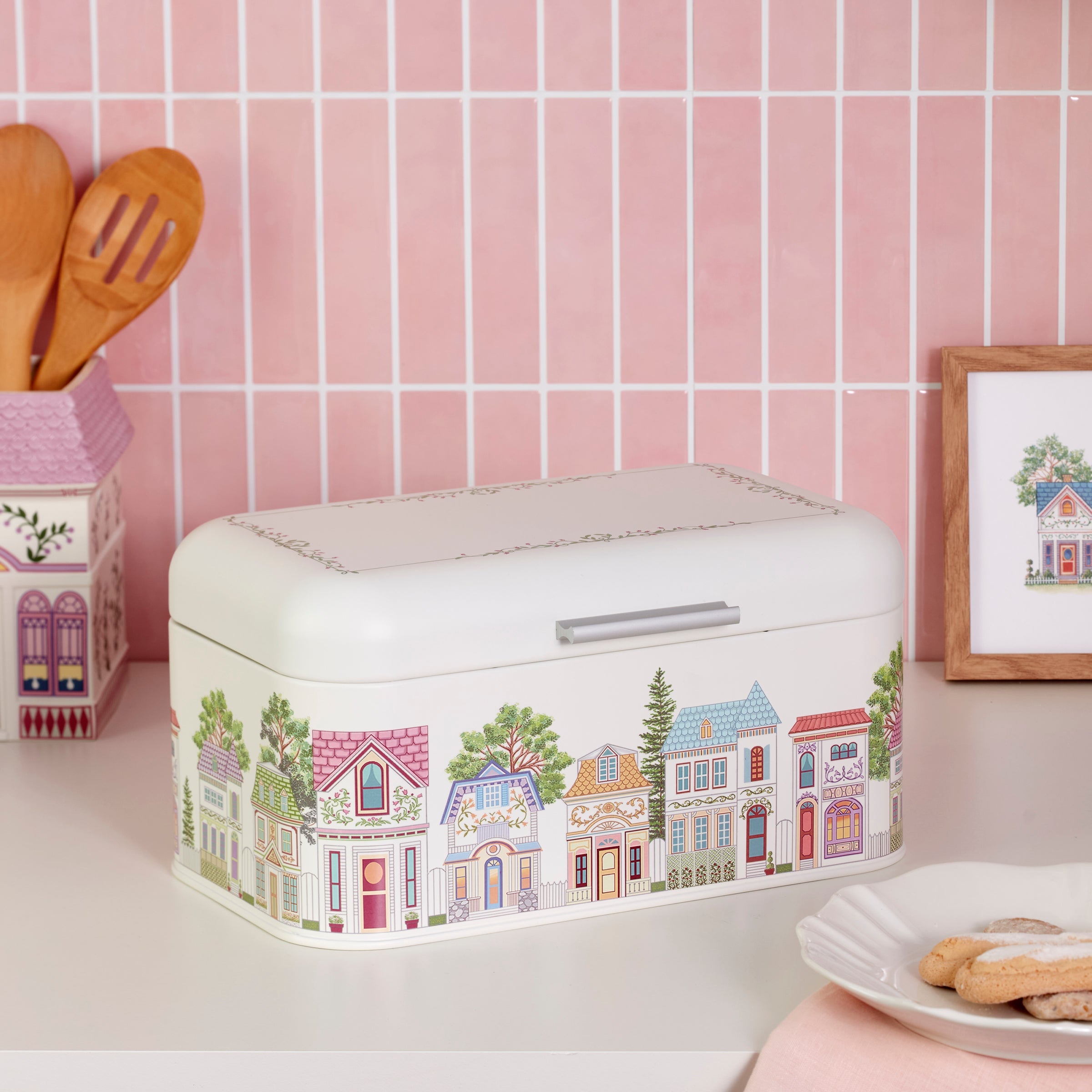 Lenox Fine Lenox Fine Lenox Spice Village Bread Box - Image 3