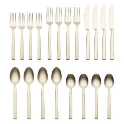 Alternative view of Lenox Fine Lenox Fine Aero Champagne Rumble 20-Piece Flatware Set