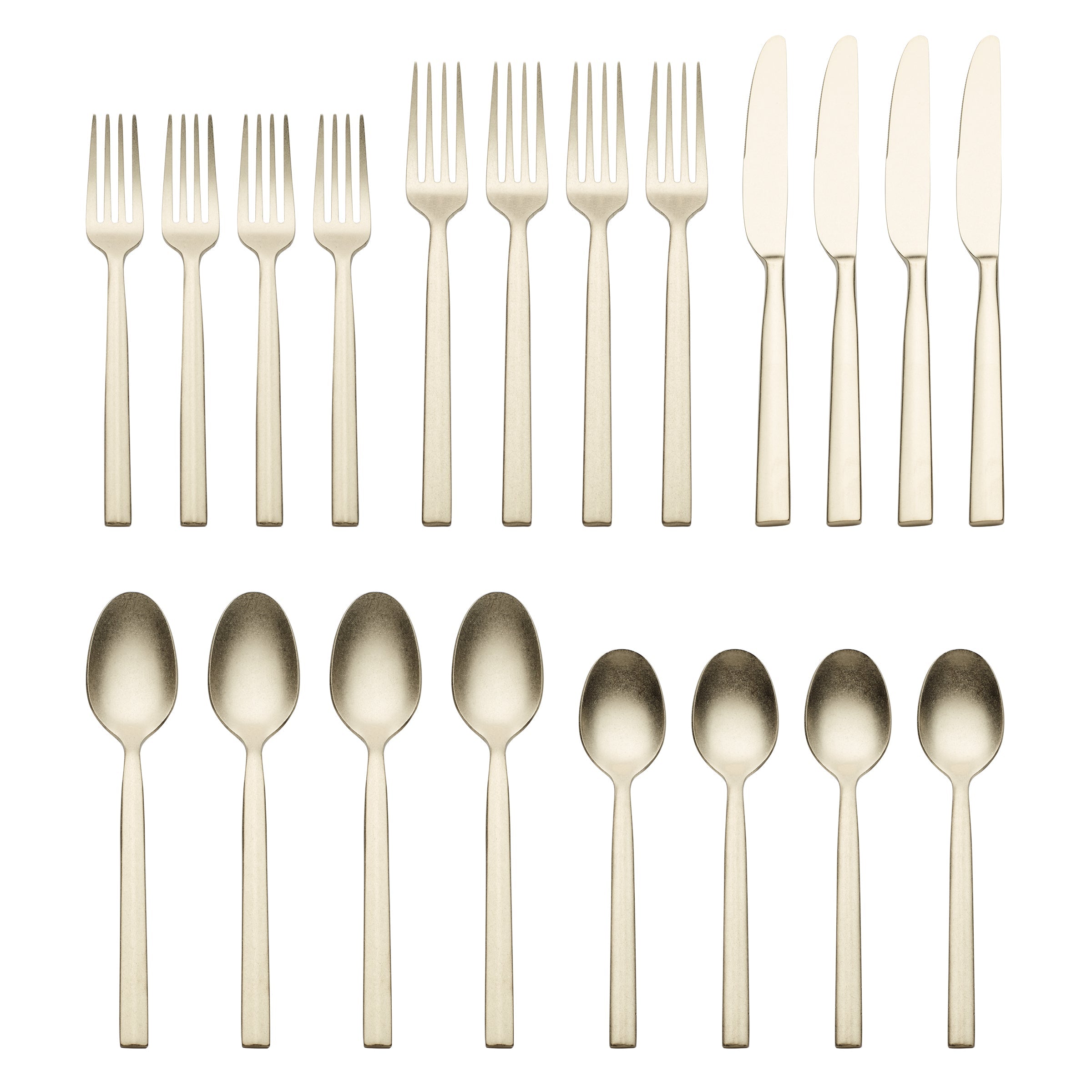 Lenox Fine Lenox Fine Aero Champagne Rumble 20-Piece Flatware Set - Image 2