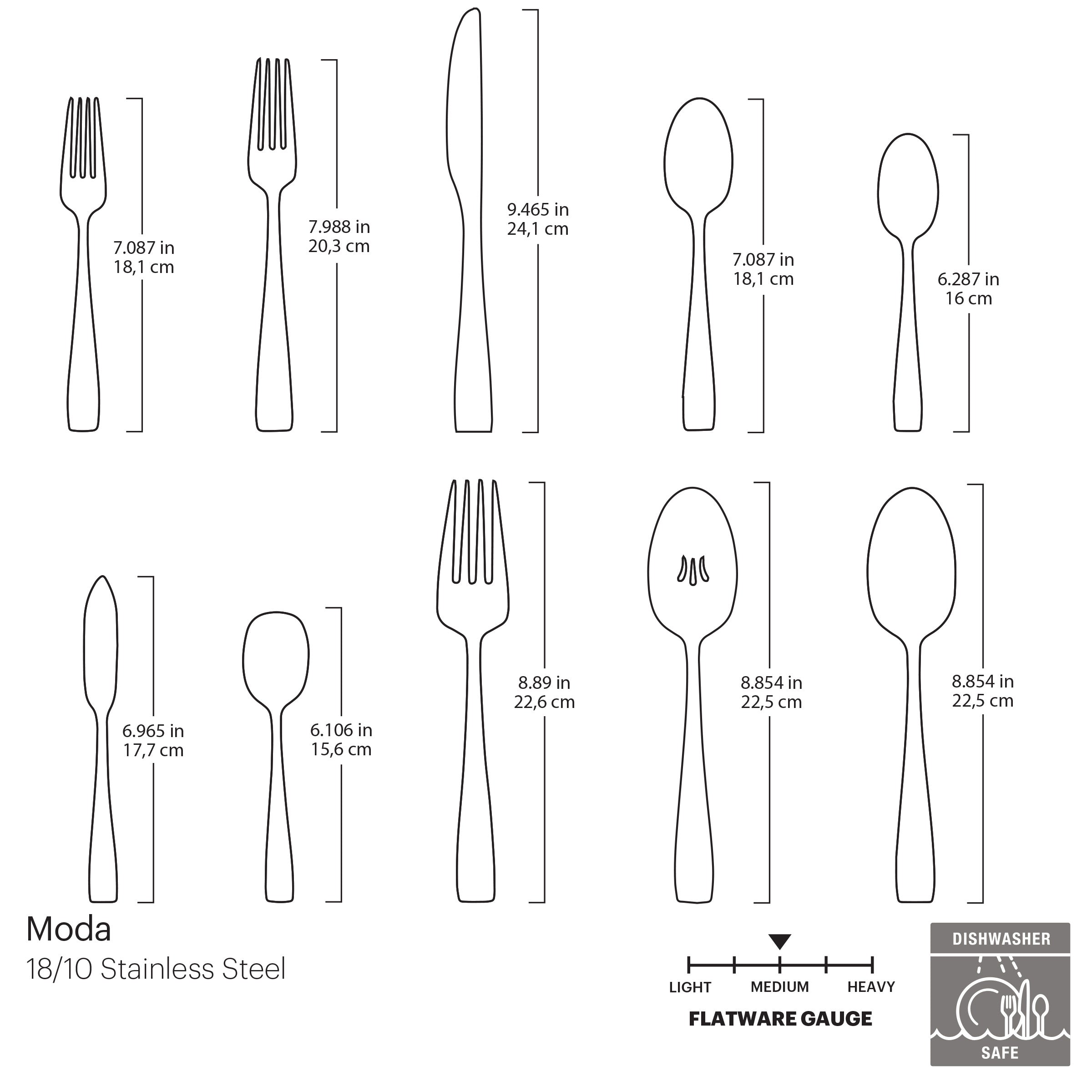 Lenox Fine Lenox Fine Moda 65-Piece Flatware Set - Image 5