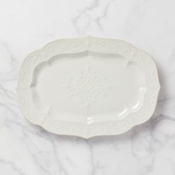 Lenox Fine Lenox Fine French Perle White Large Serving Platter