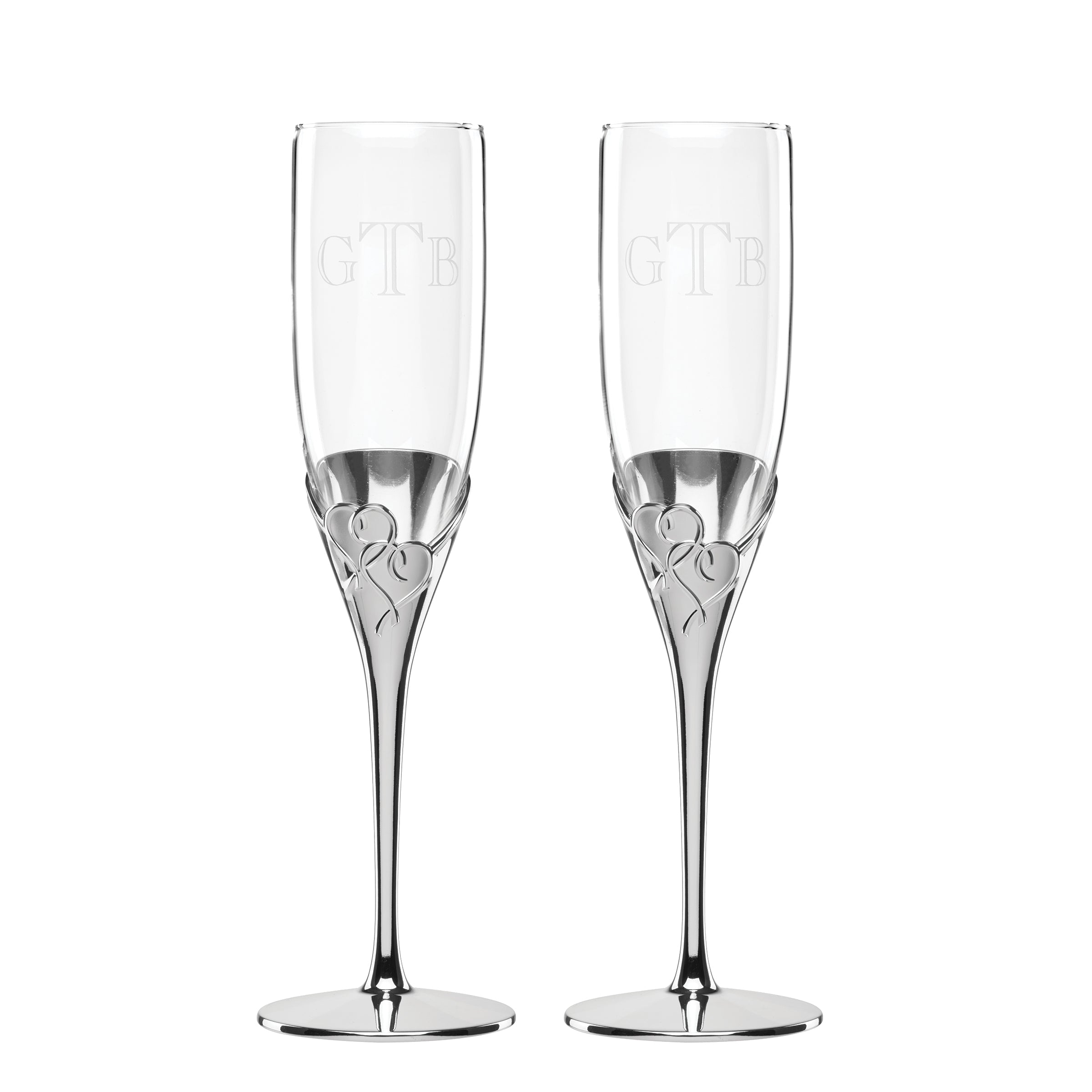 Lenox Fine Lenox Fine Personalized True Love 2-Piece Toasting Flute Set - Image 3