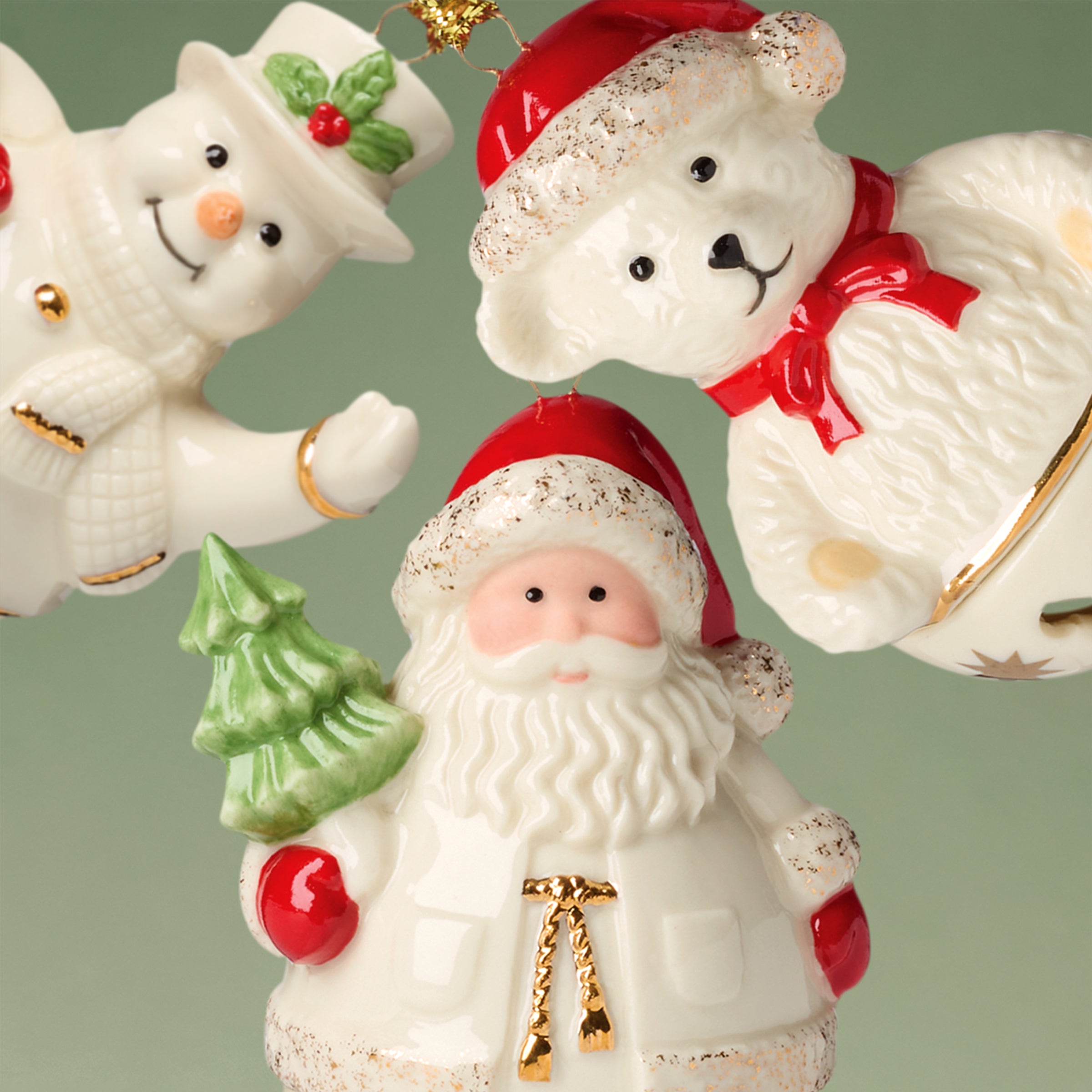 Lenox Fine Lenox Fine Jingle Bell Ornaments, Set of 3 - Image 4