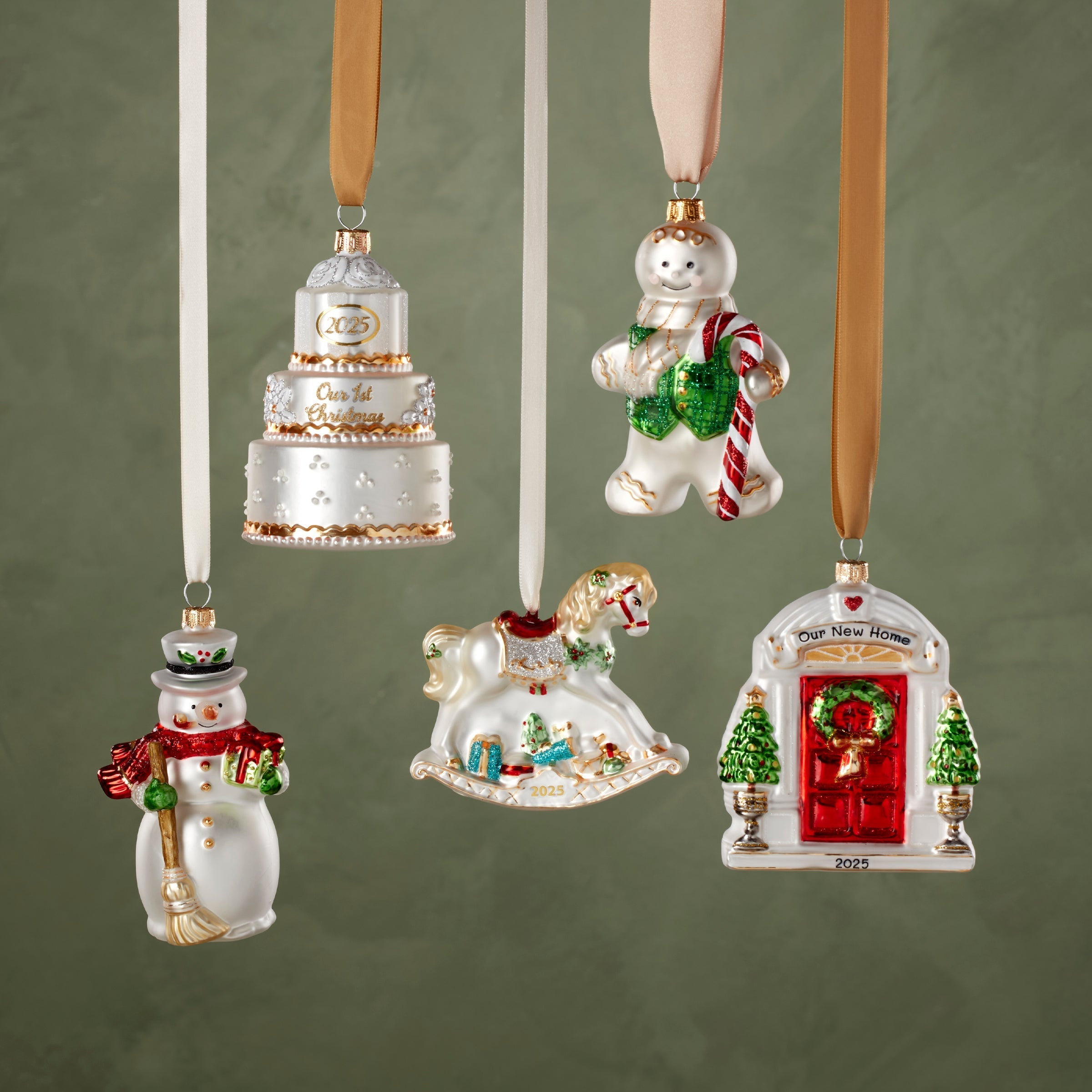 Lenox Fine Lenox Fine 2026 Blown Glass Baby's 1st Rocking Horse Ornament - Image 5