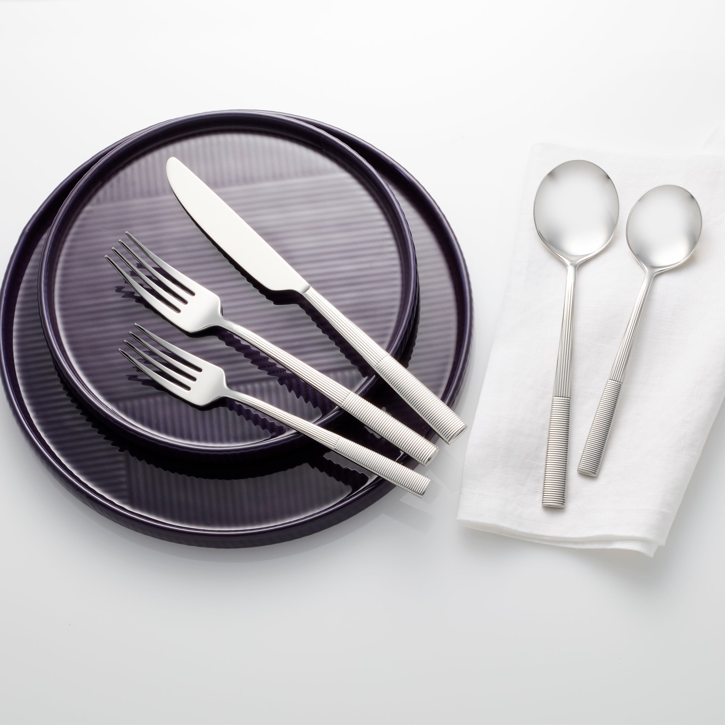 Lenox Fine Lenox Fine Modulus 20-Piece Flatware Set - Image 4