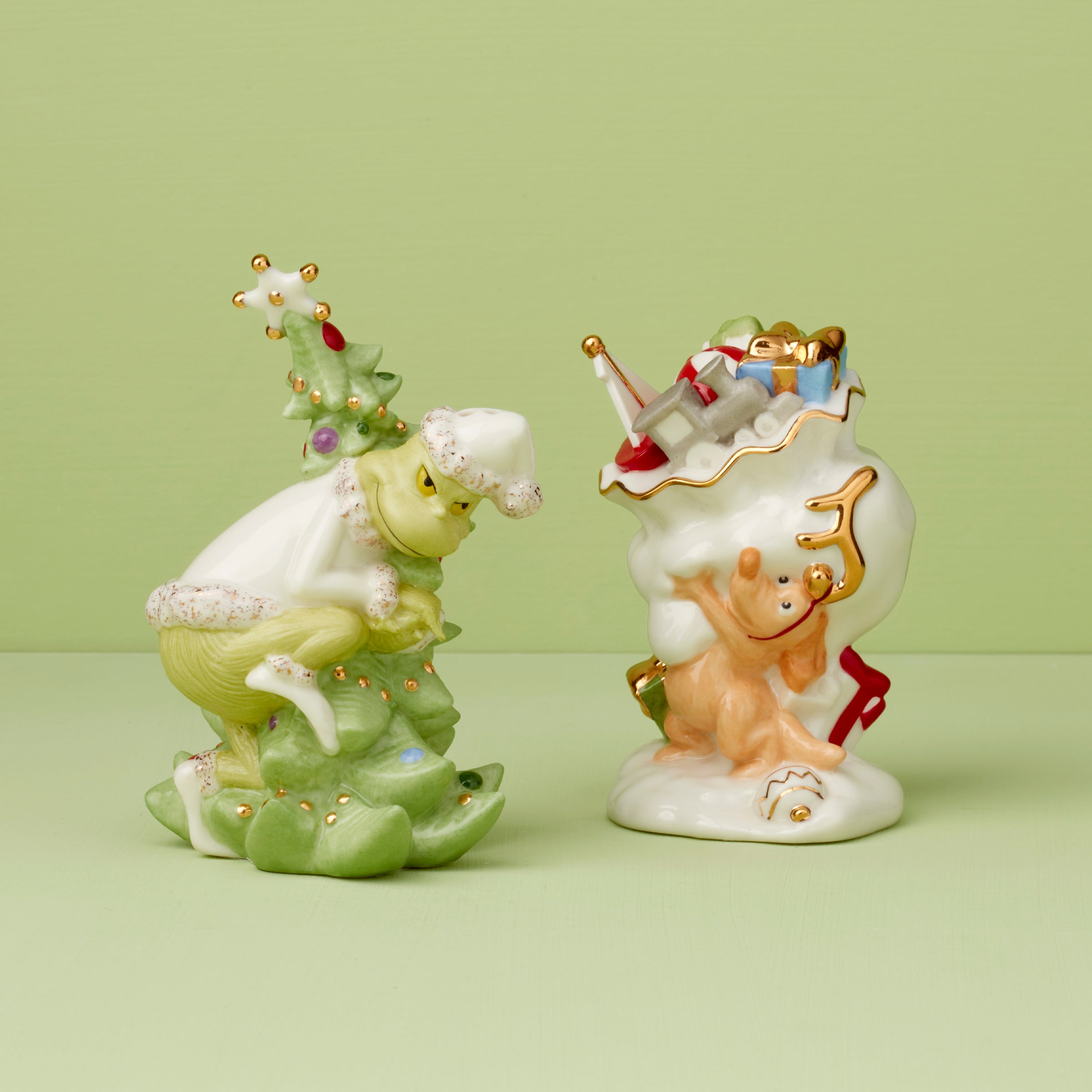 Lenox Fine Lenox Fine Merry Grinchmas Salt & Pepper Set