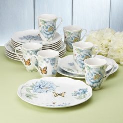 Lenox Fine Lenox Fine Butterfly Meadow Blue 18-Piece Dinnerware Set