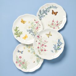 Lenox Fine Lenox Fine Butterfly Meadow Herbs Dinner Plates, Set of 4