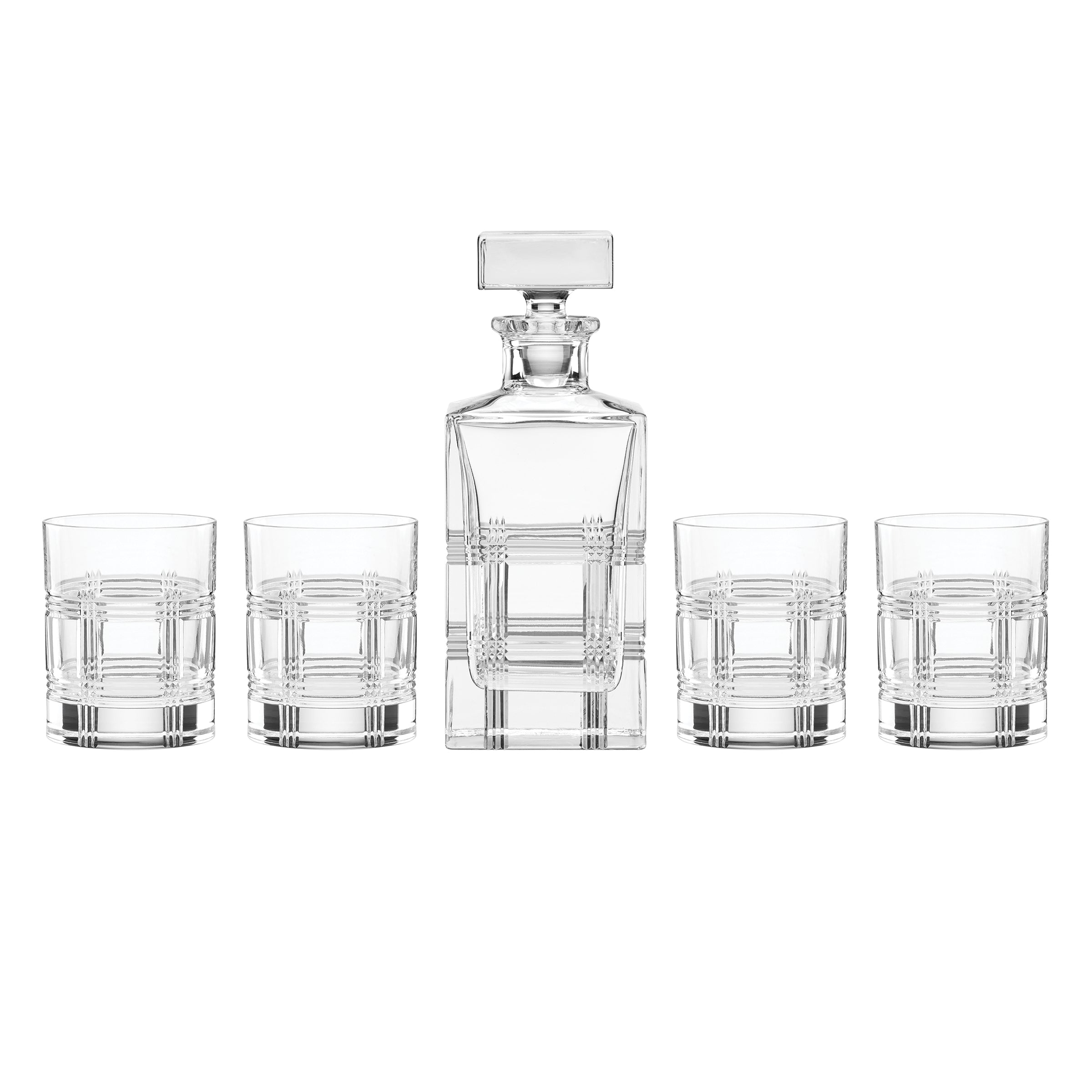 Lenox Fine Lenox Fine Hudson Crystal 5-Piece Whiskey Set