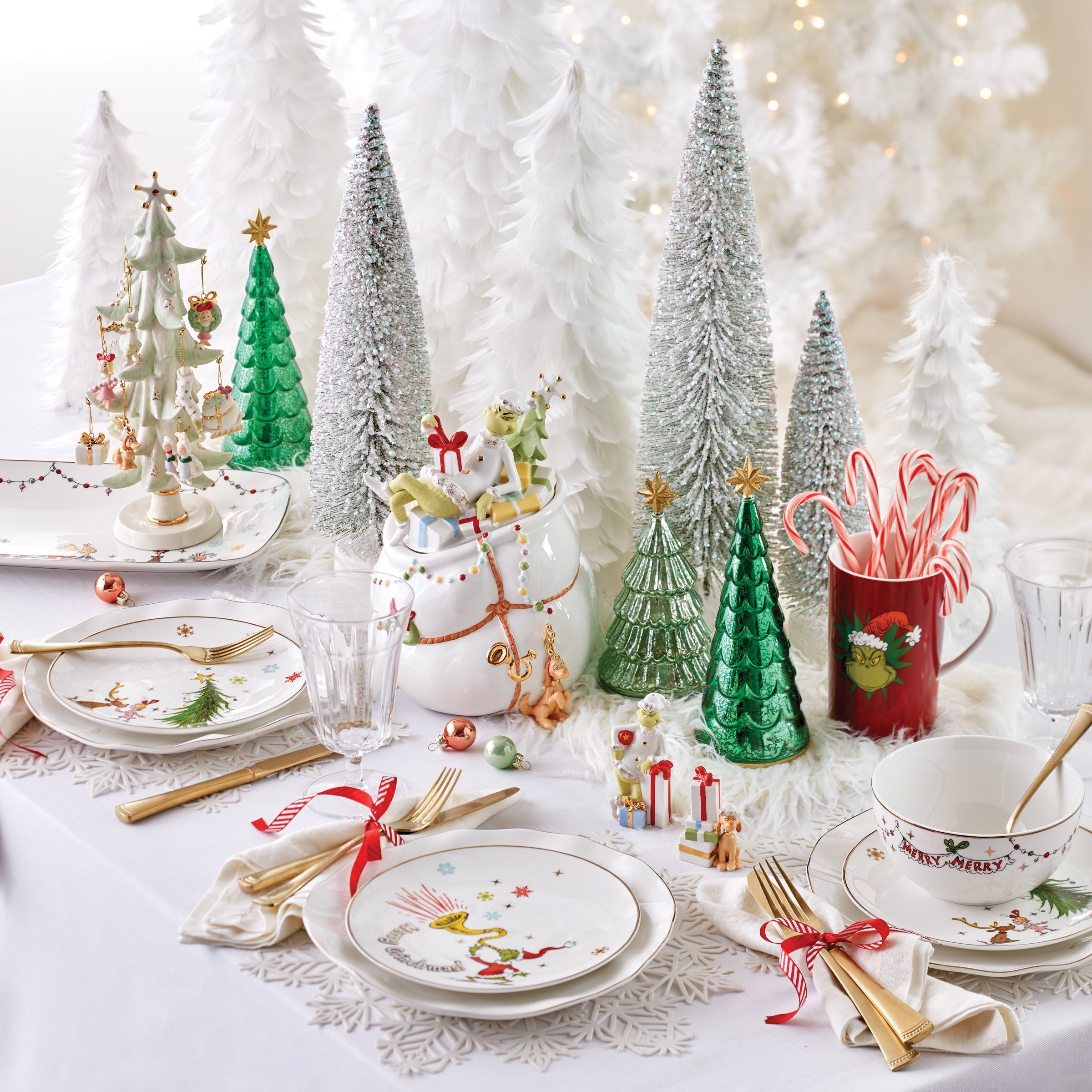 Lenox Fine Lenox Fine Merry Grinchmas Assorted Accent Plates, Set of 4 - Image 5