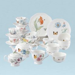 Lenox Fine Lenox Fine Butterfly Meadow 37-Piece Dessert & Tea Set