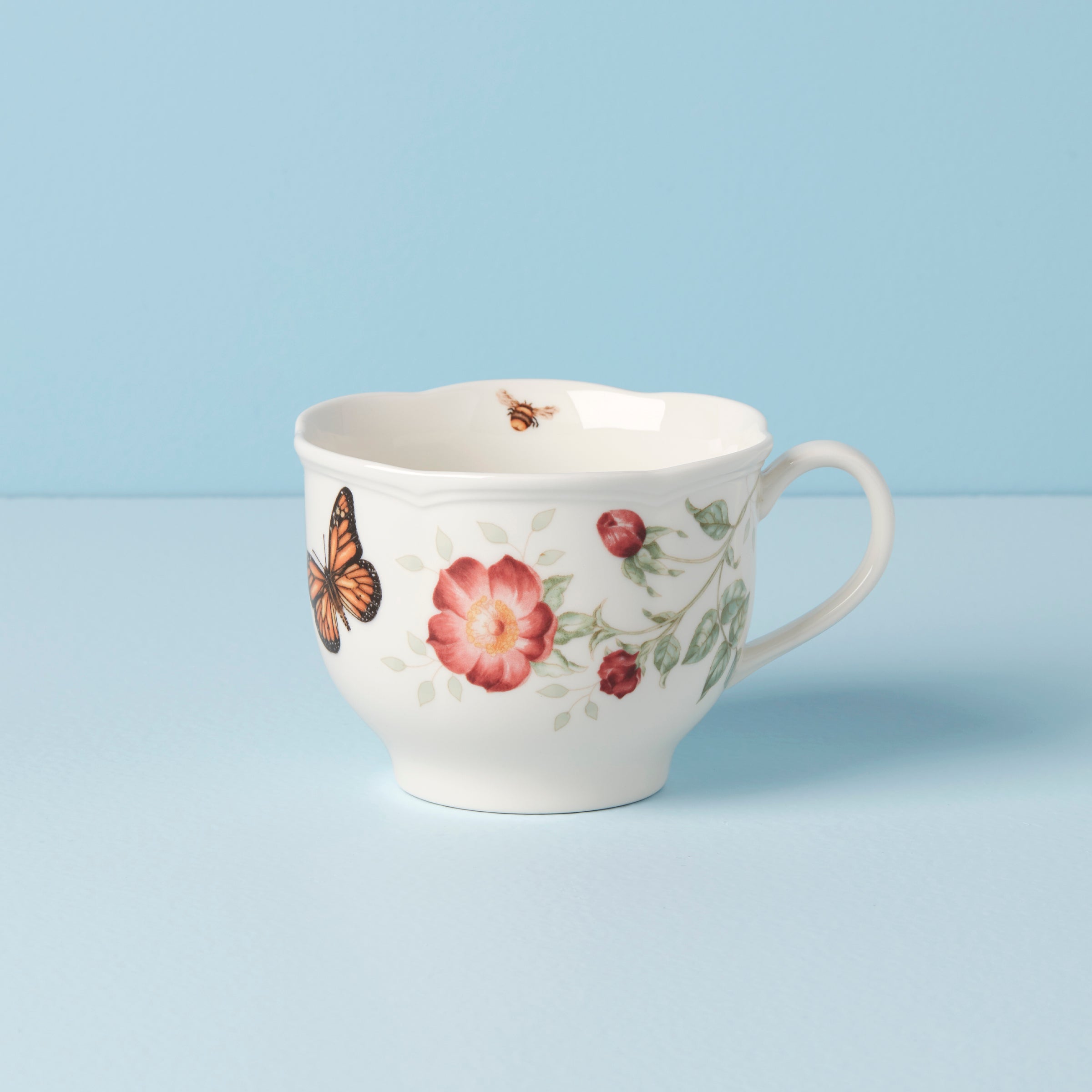 Lenox Fine Lenox Fine Butterfly Meadow Latte Mugs, Set of 2 - Image 2