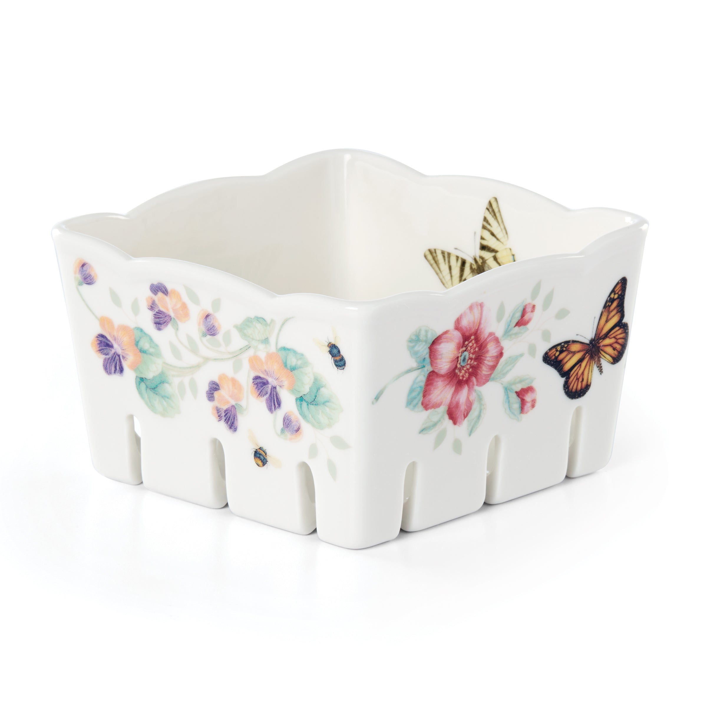 Lenox Fine Lenox Fine Butterfly Meadow Berry Bowl - Image 4