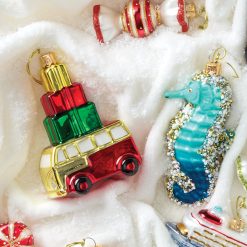 Alternative view of Lenox Fine Lenox Fine Retro Blown Glass Van with Gifts Ornament