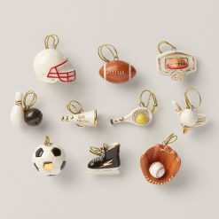 Lenox Fine Lenox Fine Dreaming of Sports 10-Piece Mini Ornament Set