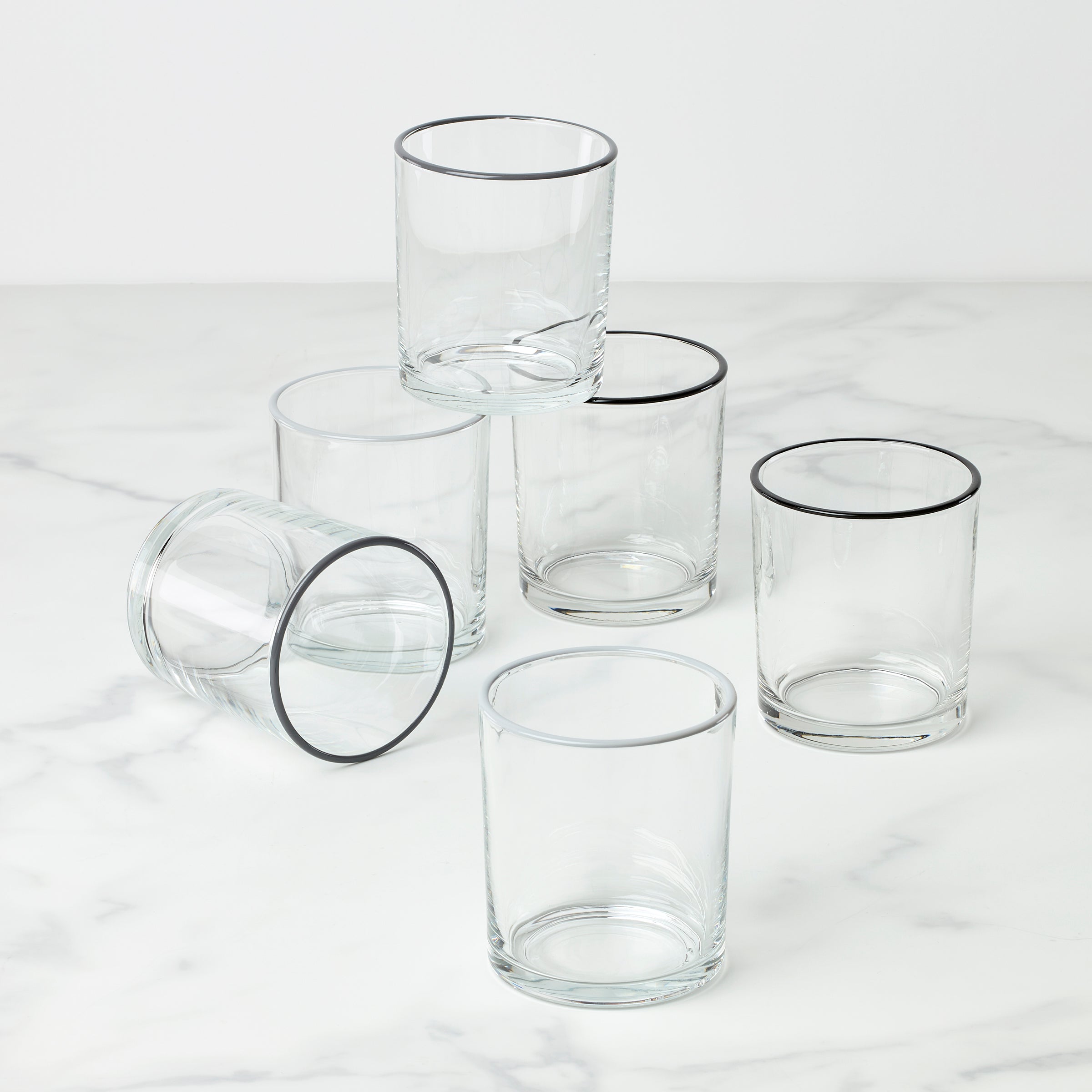 Lenox Fine Lenox Fine 24 Seven Pumice 6-Piece Medium Tumbler Set