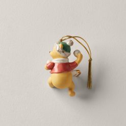 Alternative view of Lenox Fine Lenox Fine Personalized Pooh's Winter Fun Ornament