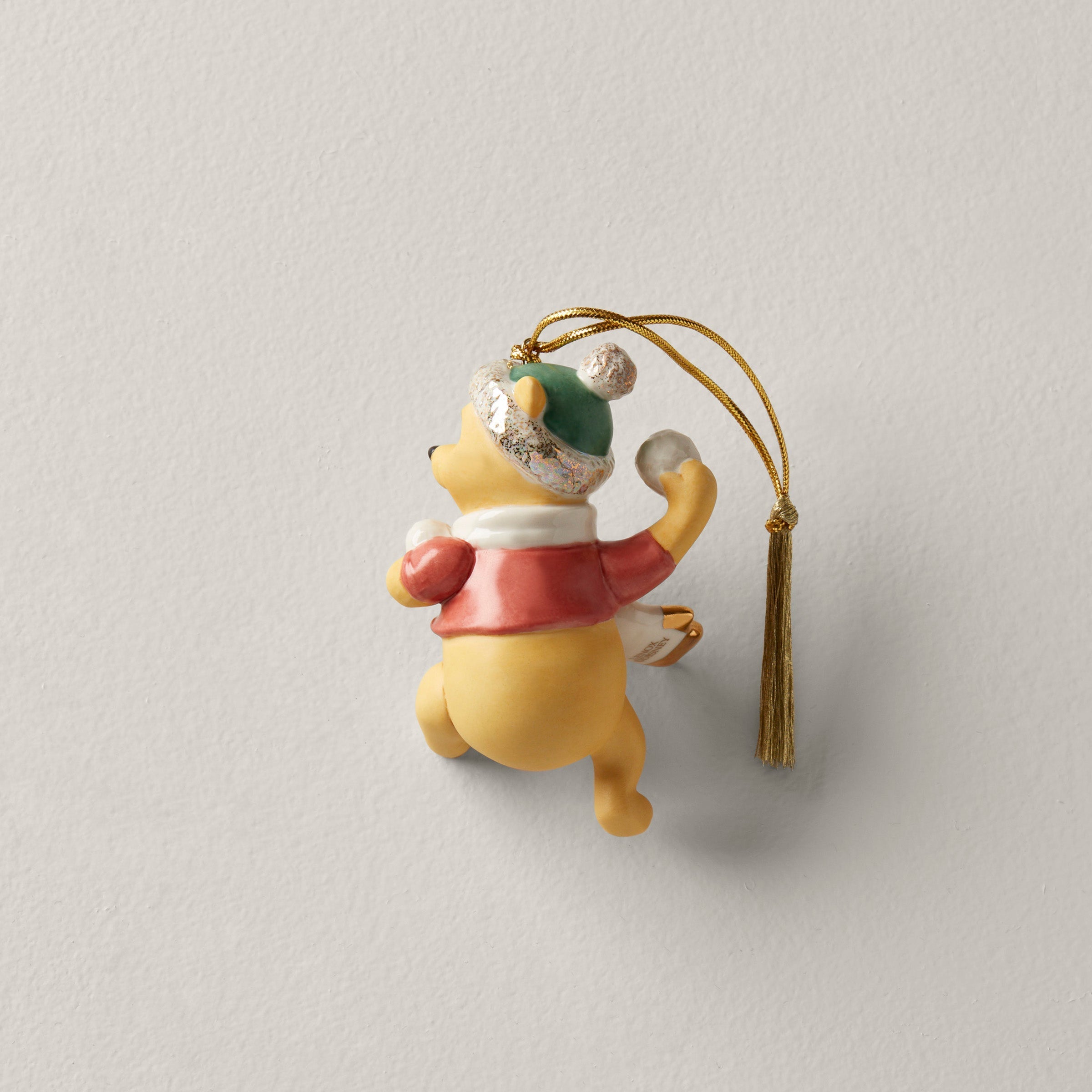 Lenox Fine Lenox Fine Personalized Pooh's Winter Fun Ornament - Image 2