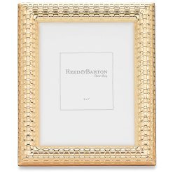 Lenox Fine Lenox Fine Watchband Satin Gold 5x7 Photo Frame