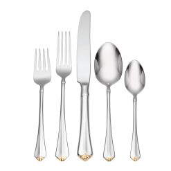 Lenox Fine Lenox Fine Golden Juilliard 20-Piece Flatware Set