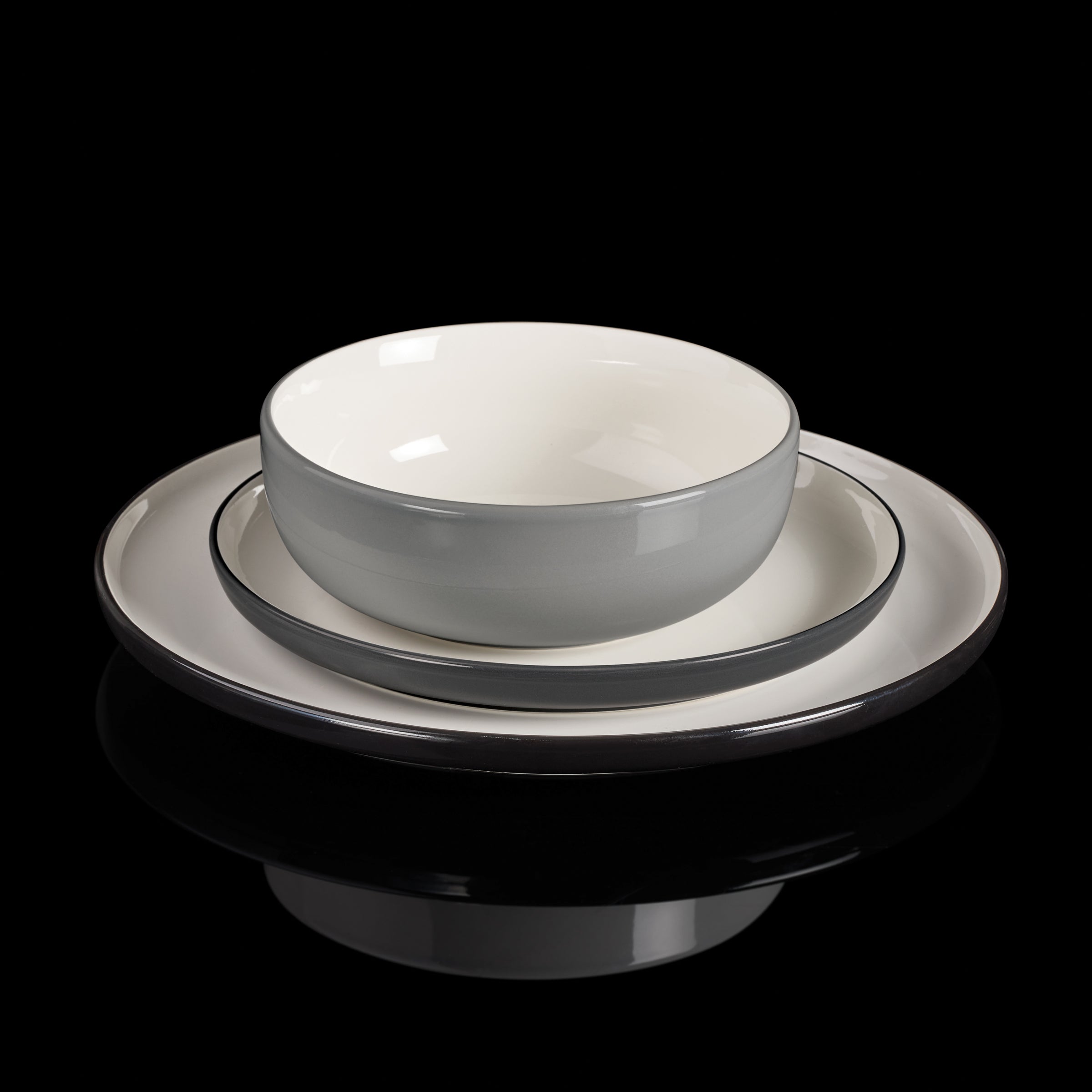 Lenox Fine Lenox Fine 24 Seven Colors Pumice 12-Piece Dinnerware Set - Image 16