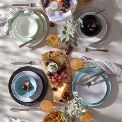 Alternative view of Lenox Fine Lenox Fine Roseto Pumice 12-Piece Dinnerware Set