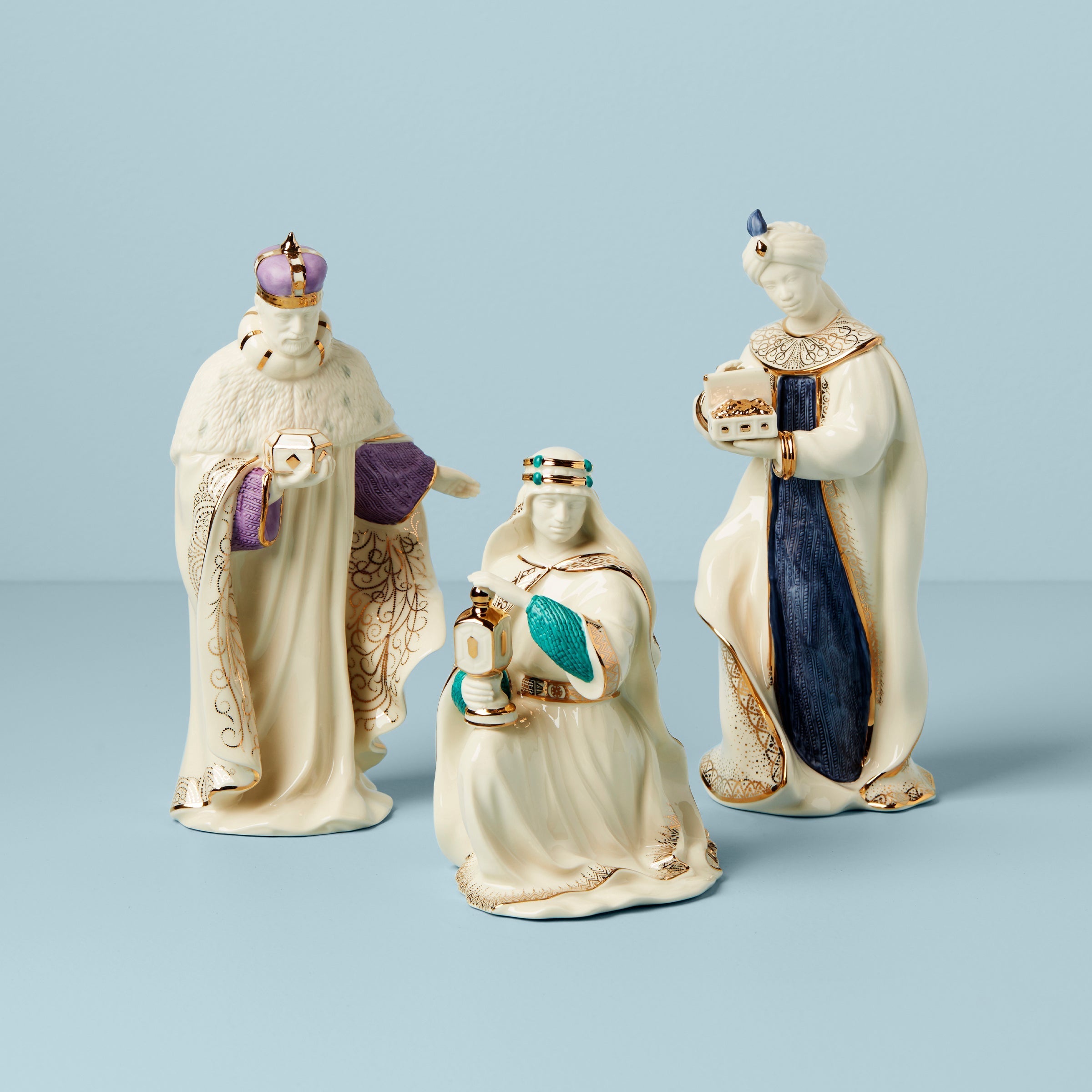 Lenox Fine Lenox Fine First Blessing Nativity Three Kings Figurine Set