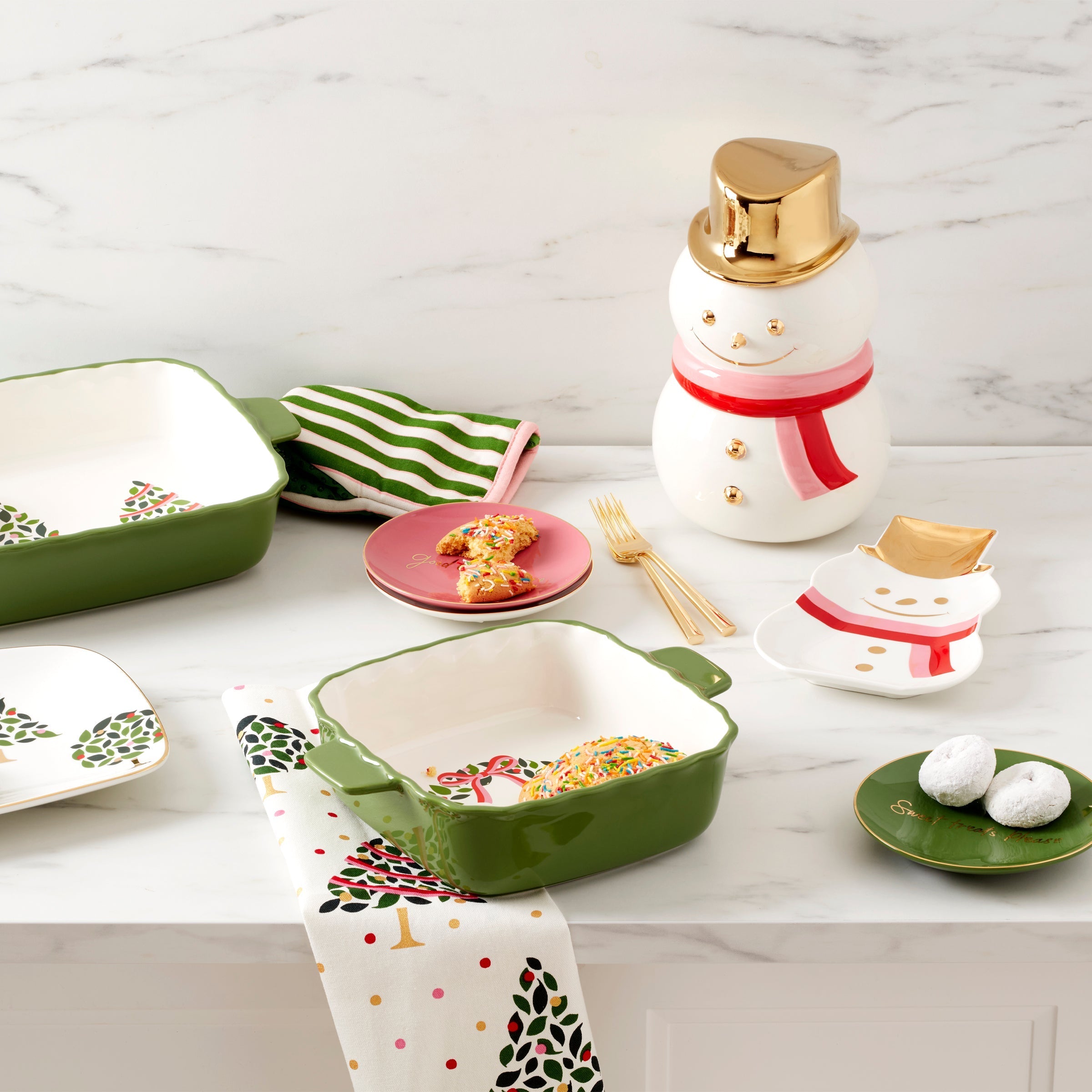 Lenox Fine Lenox Fine Be Jolly Snowman Cookie Jar - Image 4