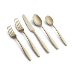 Lenox Fine Lenox Fine Katerina Champagne Satin 20-Piece Flatware Set