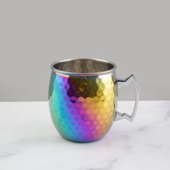 Alternative view of Lenox Fine Lenox Fine Hammered Rainbow Moscow Mule Mugs, Set of 4