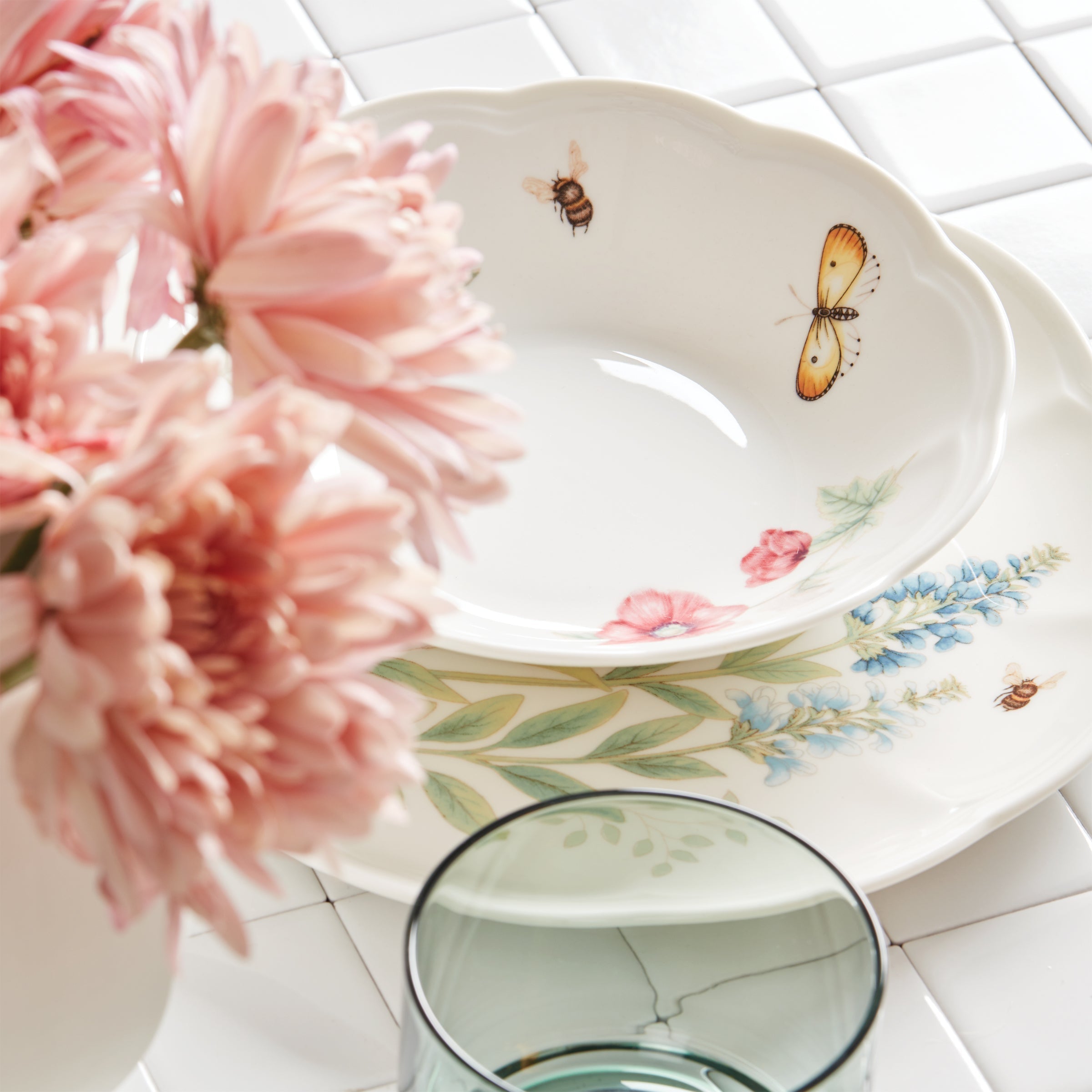 Lenox Fine Lenox Fine Butterfly Meadow 28-Piece Dinnerware Set - Image 11