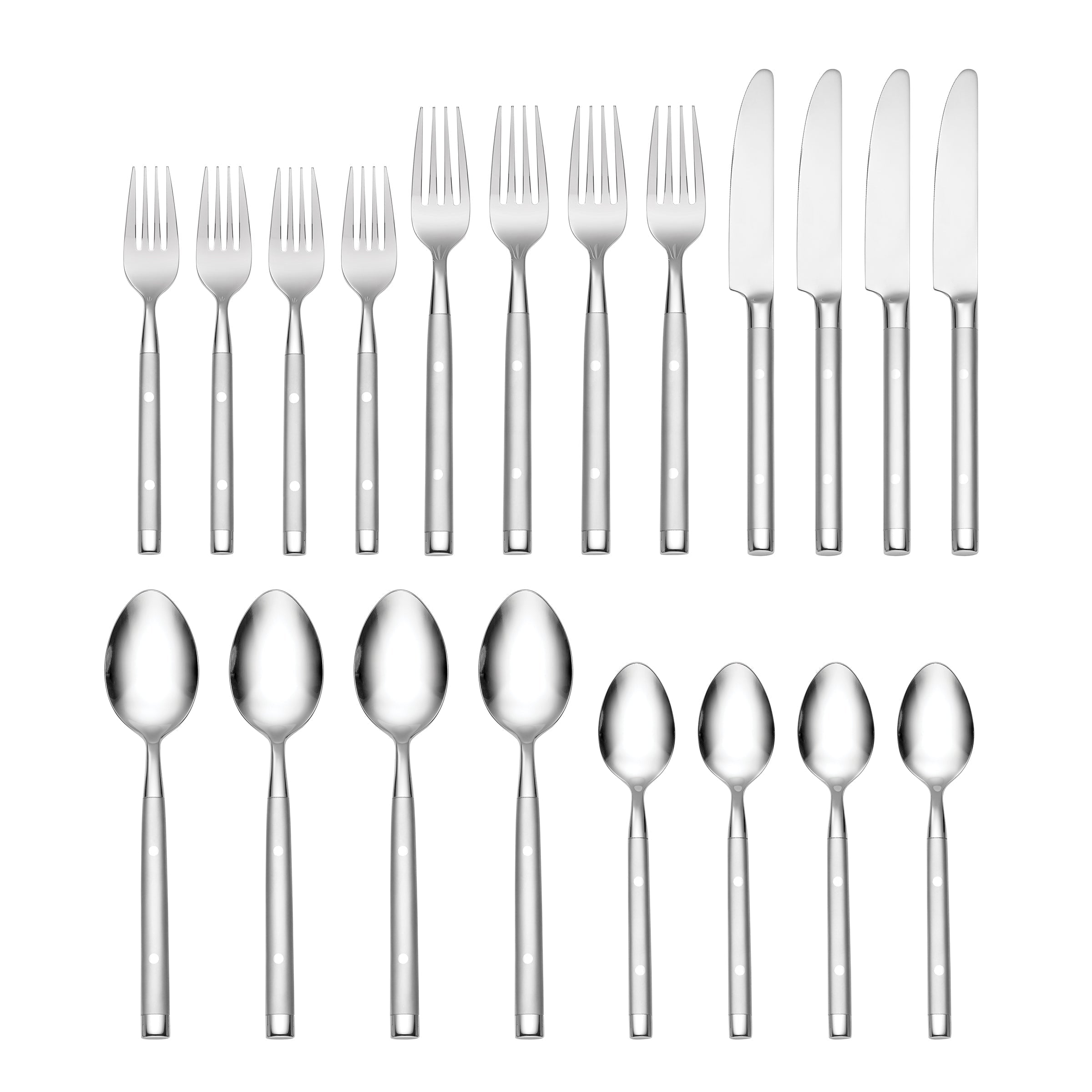 Lenox Fine Lenox Fine Shangrila Frosted 20-Piece Flatware Set - Image 4